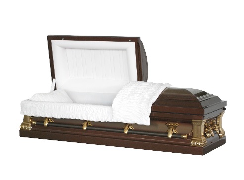 American Style Steel Metal Funeral Casket