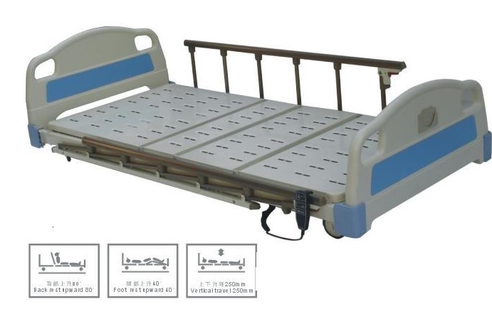 Adjustable Super low 3 function electric bed