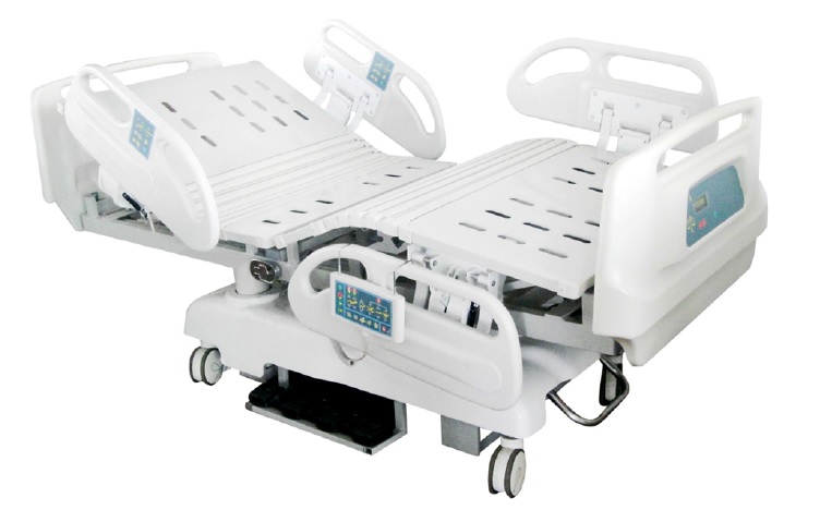8 function pedal control ICU electric hospital bed