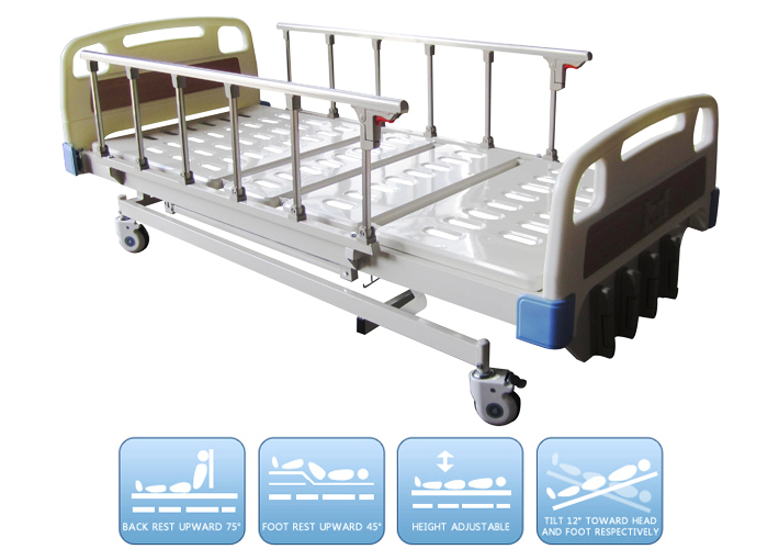 5 function Manual Hospital bed