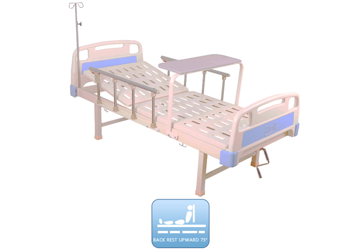one crank hospital care bed