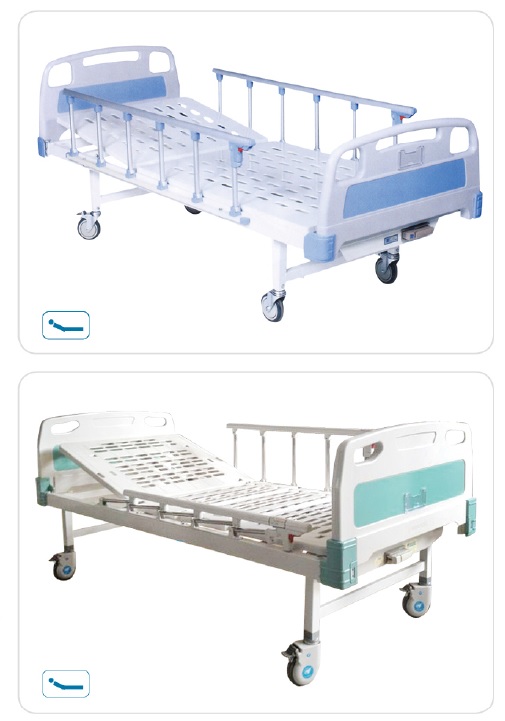 Standard one manual crank nursing care bed for hospital