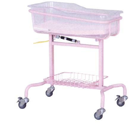 Transparent hospital baby bassinet