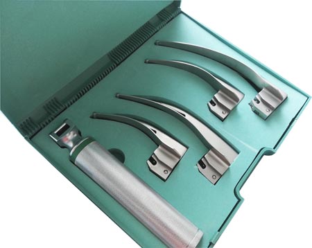 MacIntosh Optic Fiber Laryngoscope Set