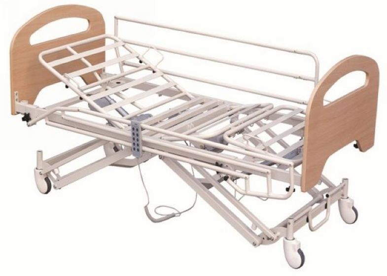 Electrical Nursing Home Beds With Collapsible Side Rails