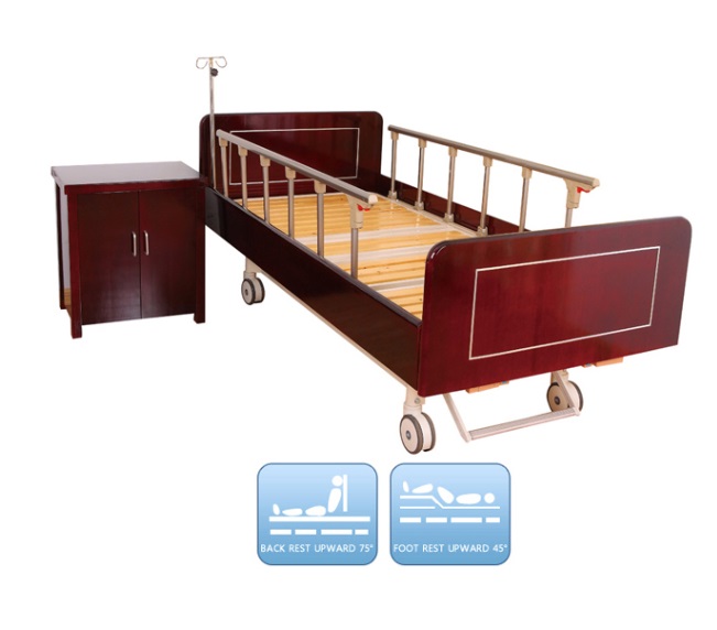 Two crank Home Care Manual Nurse Bed